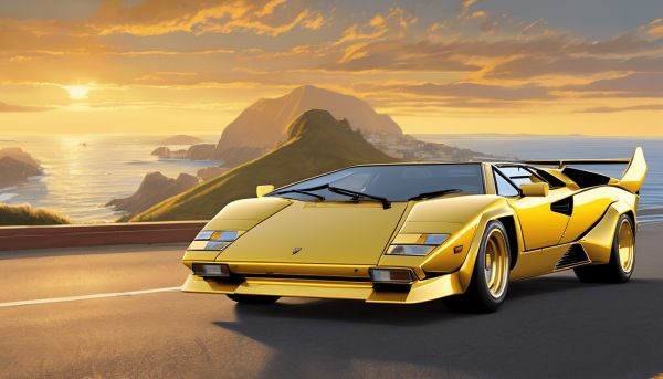 La Lamborghini Countach, une supercar au design emblématique