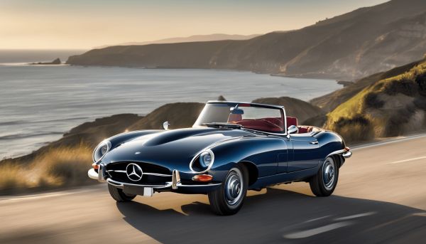 Luxueuse, la mercedes e type combine performance et confort